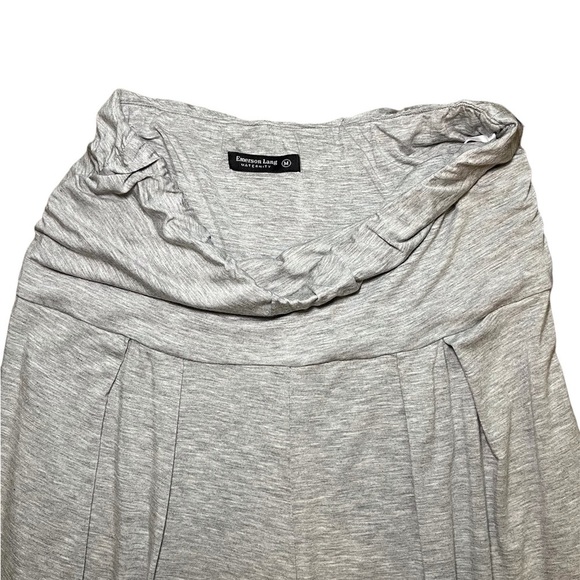 Halter Top Grey Wide leg Romper Swimsuit Cover up Size: Medium - Picture 4 of 11